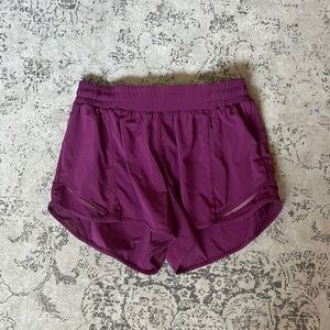 Lululemon purple shorts